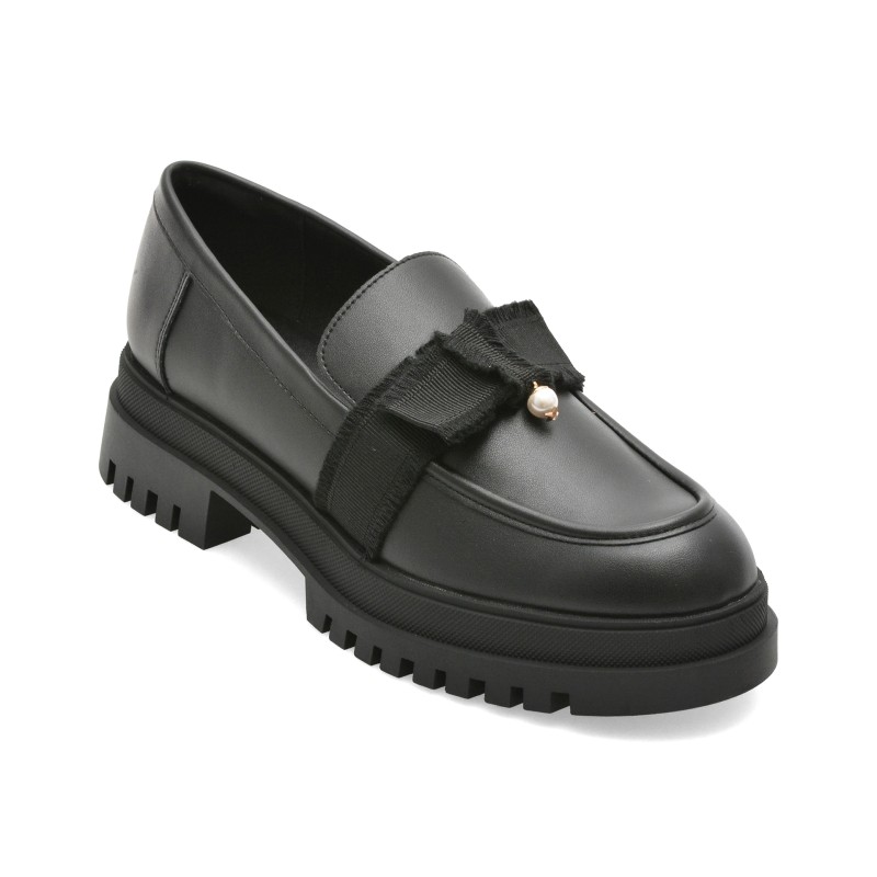 Mocasini ALDO negri, THEATRIC 001, din piele ecologica