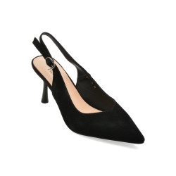 Pantofi eleganti FLAVIA PASSINI negri, M8, din piele intoarsa