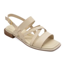 Sandale CLARKS bej, ARIANY STRAP, din piele naturala