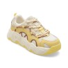 Pantofi sport FLAVIA PASSINI galbeni, 5376, din material textil si piele naturala