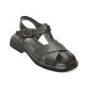 Sandale GRYXX negre, 18297, din piele naturala