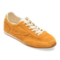 Pantofi sport EPICA galbeni, 60022, din piele intoarsa