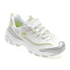 Pantofi sport SKECHERS albi, D LITES, din piele ecologica