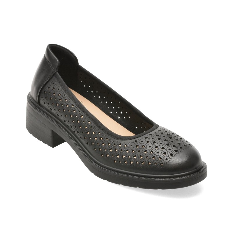 Pantofi FLAVIA PASSINI negri, 35611, din piele naturala