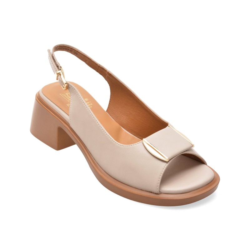 Sandale FLAVIA PASSINI bej, 5005, din piele naturala