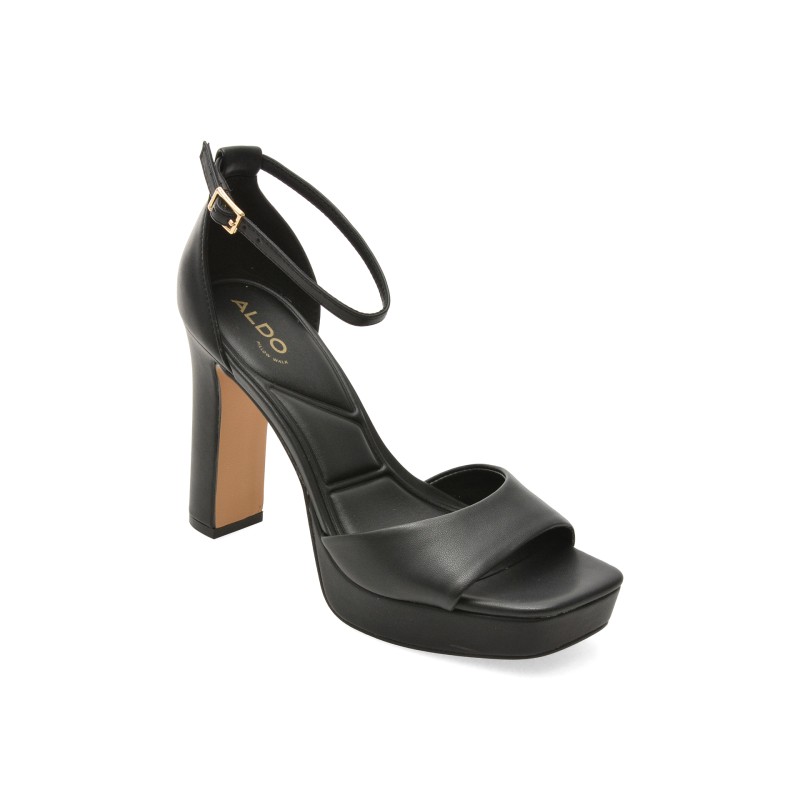 Sandale elegante ALDO negre, ELEONIA 001, din piele ecologica