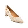 Pantofi eleganti IMAGE bej, 1612, din piele naturala