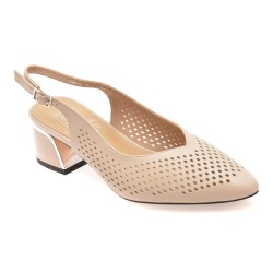 Pantofi eleganti FLAVIA PASSINI bej, JH56, din piele naturala