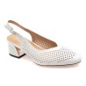 Pantofi eleganti FLAVIA PASSINI albi, JH56, din piele naturala
