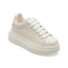 Pantofi sport EPICA albi, 70680, din piele naturala
