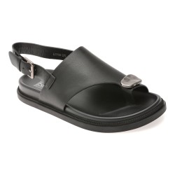 Sandale FLAVIA PASSINI negre, 118627, din piele naturala