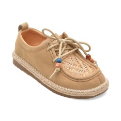 Mocasini GRYXX bej, 361, din piele intoarsa