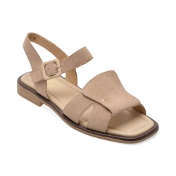 Sandale FLAVIA PASSINI bej, 25711, din piele intoarsa