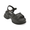 Sandale GRYXX negre, 550886, din piele ecologica