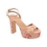 Sandale elegante ALDO bej, ROSINE 287, din material textil