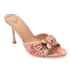 Papuci eleganti ALDO bej, ROSALINA 287, din material textil