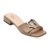 Papuci FLAVIA PASSINI bej, V1092, din piele naturala lacuita
