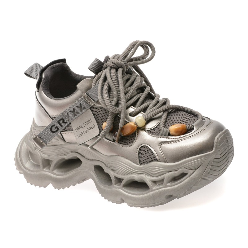 Pantofi sport GRYXX gri, 3079, din material textil
