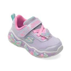 Pantofi sport SKECHERS mov, LIL BUTTERFLY BLISS, din material textil