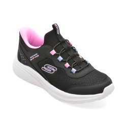 Pantofi sport SKECHERS negri, BOUNDER PRO, din material textil