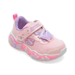 Pantofi sport SKECHERS roz, LIL BUTTERFLY BLISS, din material textil