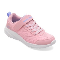 Pantofi sport SKECHERS roz, BOUNDER, din material textil