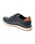 Pantofi OTTER bleumarin, 231107, din piele naturala