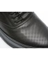 Pantofi OTTER negri, 7143, din piele naturala