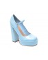 Pantofi ALDO albastri, ANJIE400, din piele ecologica lacuita