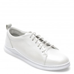Pantofi MAGRIT albi, 30, din piele naturala