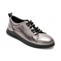 Pantofi MAGRIT argintii, 30, din piele naturala