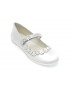 Pantofi PRIMIGI albi, 39201, din piele naturala