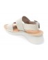 Sandale CLARKS albe, VELHILL STRAP 13-N, din piele naturala