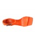 Sandale EPICA portocalii, H5128, din piele naturala