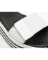 Sandale GEOX albe, D25RSA, din piele naturala