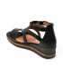 Sandale REMONTE negre, D3053, din piele naturala