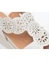 Sandale STONEFLY albe, PARKY21, din piele naturala