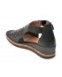 Sandale REMONTE negre, D3056, din piele naturala
