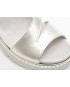 Sandale SUAVE argintii, 12523T, din piele naturala