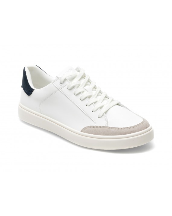 Pantofi sport ALDO albi, COURTSPEC110, din piele ecologica
