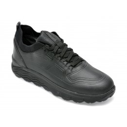 Pantofi sport GEOX negri, U26FDD, din piele naturala