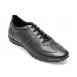 Pantofi sport GEOX negri, U74A5B, din piele naturala