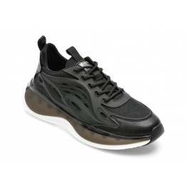 Pantofi sport GRYXX negri, 20965, din material textil si piele naturala