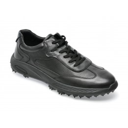 Pantofi sport GRYXX negri, A6218, din piele naturala