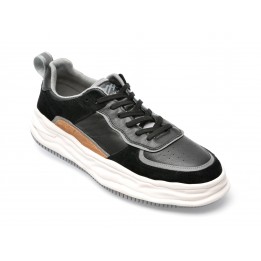 Pantofi sport GRYXX negri, SLN001, din piele naturala