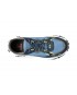 Pantofi HUGO albastri, 3048, din material textil si piele ecologica