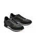 Pantofi sport HUGO BOSS negri, 152, din material textil si piele naturala