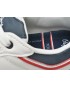 Pantofi sport PEPE JEANS albi, MS30907, din material textil si piele ecologica
