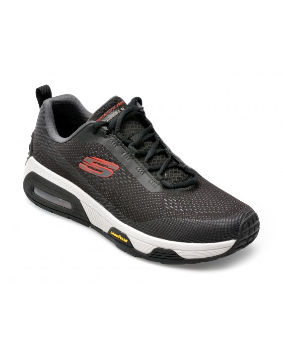Pantofi sport SKECHERS negri, SKECH-AIR EXTREME V2 , din material textil