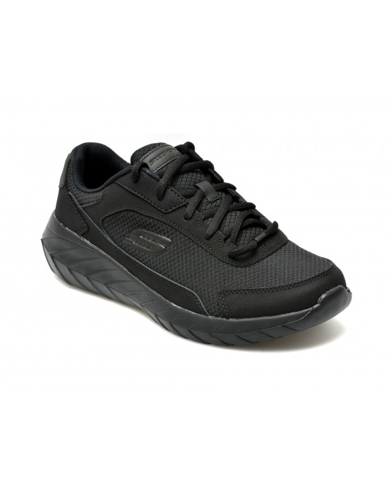 Pantofi sport SKECHERS negri, OVERHAUL 2.0, din material textil